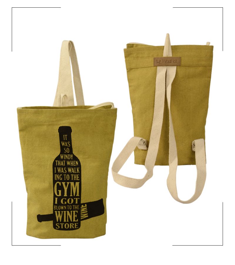 Washable Wine Backpack